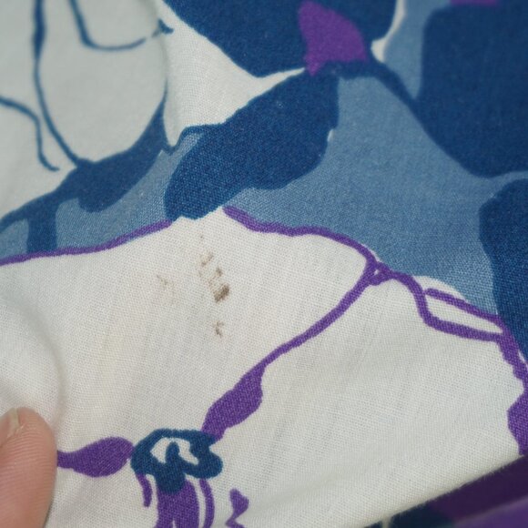 Vintage 60s Floral Belted Shirt Dress - Picture 5 of 7